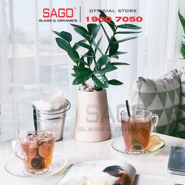  LG-3112611(126).755 - Bộ Tách Thủy Tinh Lucky Curver Cup Glass 315ml | Nhập Khẩu Thái Lan 