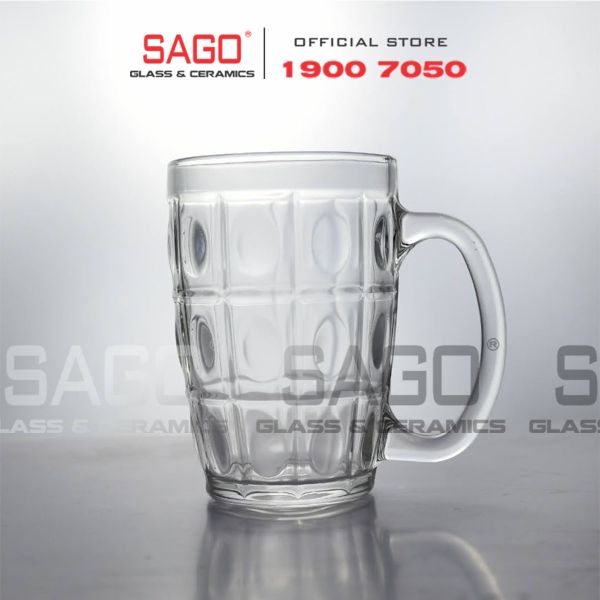  PG316 - Ly Thủy Tinh Prim Heritage Beer Mug 410ml | Nhập Khẩu Thái Lan 