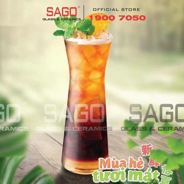  Ocean B13634 - Bình Rót Thủy Tinh Ocean Tempo Carafe 970ml | Nhập Khẩu Thái Lan 