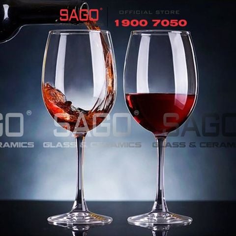  Deli EJ5201 - Ly Thủy Tinh Apple Green Madison White Wine Glass 350ml | Thủy Tinh Cao Cấp 