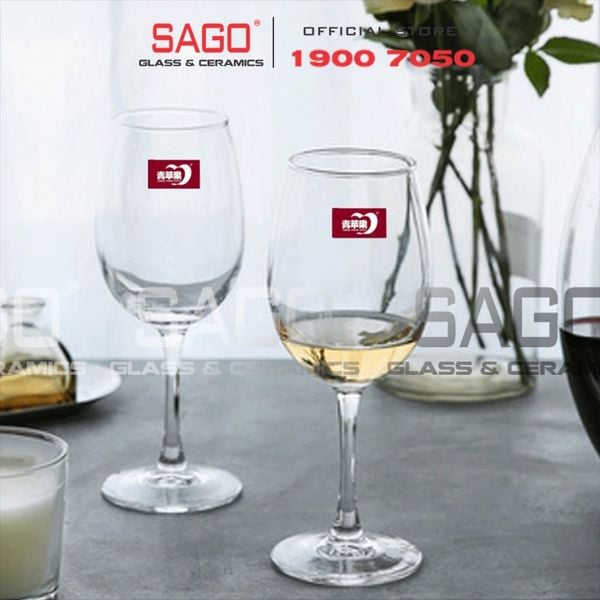  Deli EJ5201 - Ly Thủy Tinh Apple Green Madison White Wine Glass 350ml | Thủy Tinh Cao Cấp 