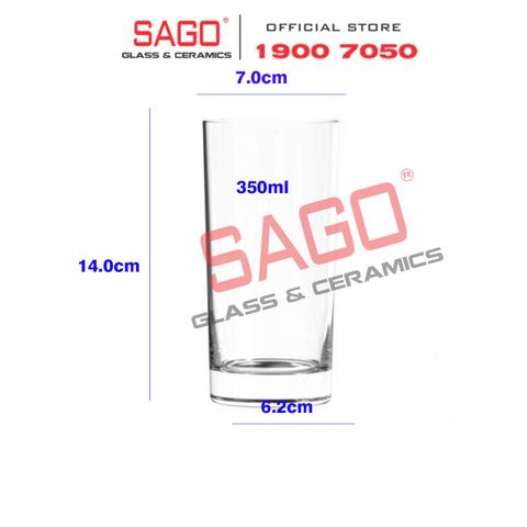  Ocean C24012 - Ly Thủy Tinh Ocean FYN Hi Ball 350ml | Nhập Khẩu Thái Lan 