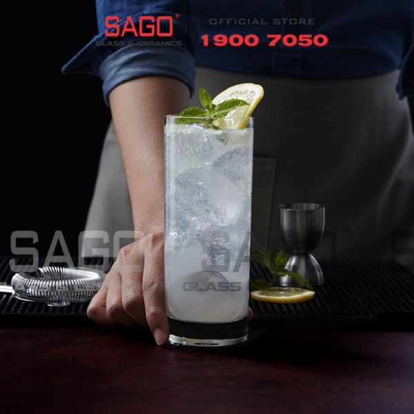  Ocean C24016 - Ly Thủy Tinh Ocean FYN Long Drink 460ml | Nhập Khẩu Thái Lan 