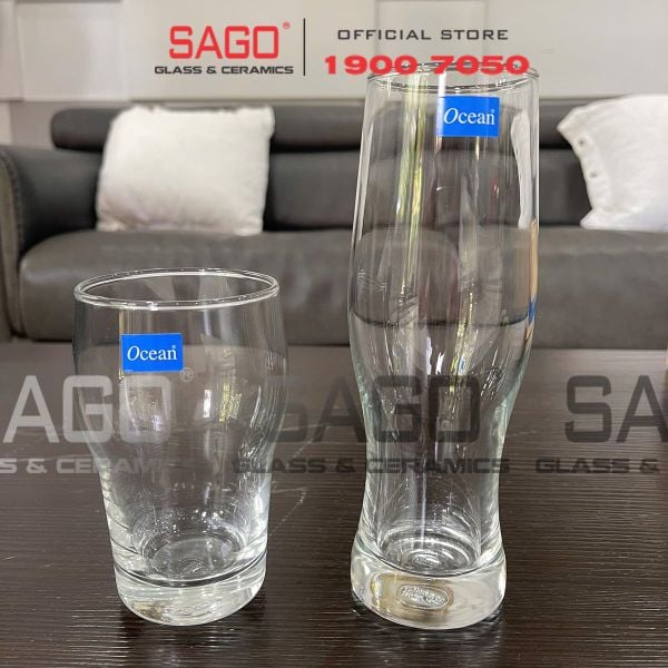 Ocean B25412 - Ly Thủy Tinh Ocean Belly Tumbler Glass 355ml | Nhập Khẩu Thái Lan 