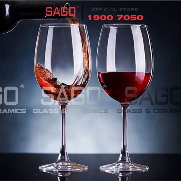  Deli EJ5202 - Ly Thủy Tinh Apple Green Madison Red Wine Glass 480ml | Thủy Tinh Cao Cấp 