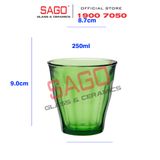  DURALEX D1027G - Ly Thủy Tinh Cường Lực Duralex Picardie Green Glass 250ml | Nhập Khẩu Pháp 