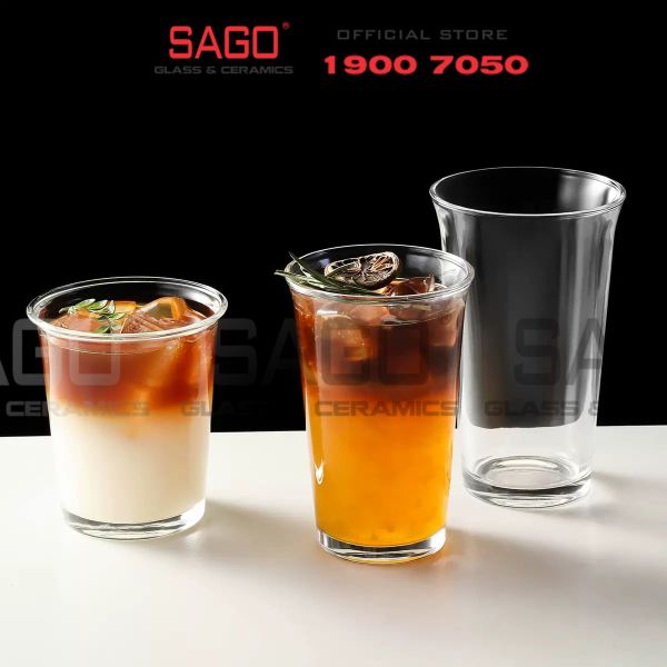  INS SW-2514T - Ly Thủy Tinh Miệng Loe INS Flared Mouth Highball Glass 300ml | Thủy Tinh Cao Cấp 