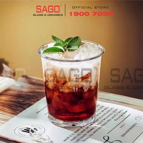  INS SW-2514T - Ly Thủy Tinh Miệng Loe INS Flared Mouth Highball Glass 300ml | Thủy Tinh Cao Cấp 