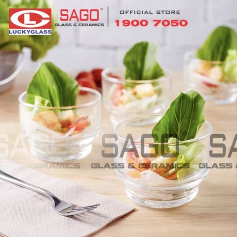  LG-404404(44) - Ly Thủy Tinh Lucky Frosted Sweet Shot Glass 110ml | Nhập Khẩu Thái Lan 