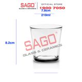  DURALEX D1011A - Ly Thủy Tinh Cường Lực Duralex Lys Clear Glass 210ml | Nhập Khẩu Pháp 