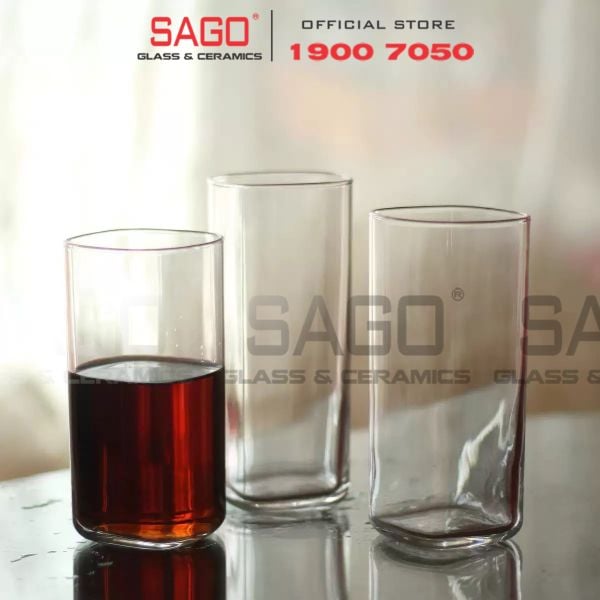  LIBBEY 2611 - Ly thủy tinh Vuông Libbey Venice Juice Glass 300ml | Thủy Tinh Cao Cấp 
