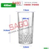 WHG6008 - Ly Thủy Tinh WHG Whisky Hi Ball Glass 400ml | Thủy Tinh Cao Cấp 