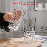  WHG6008 - Ly Thủy Tinh WHG Whisky Hi Ball Glass 400ml | Thủy Tinh Cao Cấp 