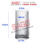 Ocean B24610 - Ly Thủy tinh Ocean Pulse Hi Ball Glass 285ml | Nhập Khẩu Thái Lan 