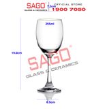  Ocean 1503R09 - Ly Thủy Tinh Ocean Duchess Red Wine 255ml | Nhập Khẩu Thái Lan 