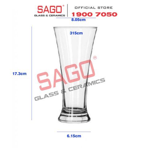  Ocean B05011 - Ly Thủy Tinh Ocean Pilsner 315ml | Nhập Khẩu Thái Lan 