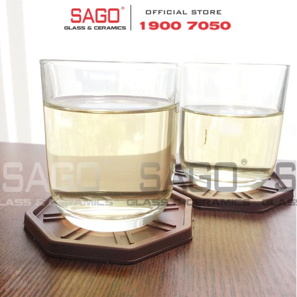  PG328 - Ly Thủy Tinh Prim Brio Tumbler 225ml | Nhập Khẩu Thái Lan 