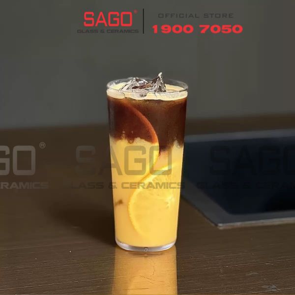  VIR H152 - Ly Thủy Tinh Virote Borosilicate Cira Cooler 420ml | Thủy Tinh Cao Cấp 