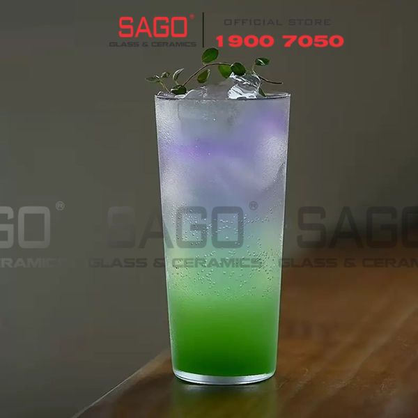  VIR H152 - Ly Thủy Tinh Virote Borosilicate Cira Cooler 420ml | Thủy Tinh Cao Cấp 