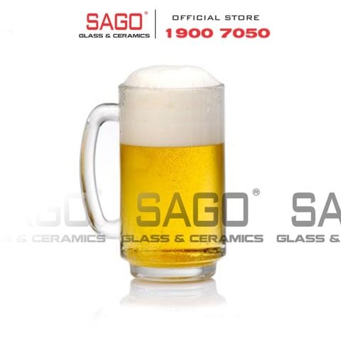  Ocean P00140 - Ly Thủy Tinh Ocean Playboy Beer Mug 357ml | Nhập Khẩu Thái Lan 