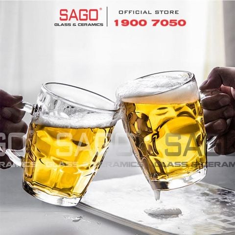  LG-313110 - Ly Thủy Tinh Lucky Marble Mug 290ml | Nhập Khẩu Thái Lan 