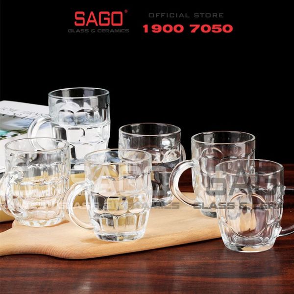  LG-313110 - Ly Thủy Tinh Lucky Marble Mug 290ml | Nhập Khẩu Thái Lan 
