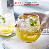  Deli DCS3003-2 - Ly Thủy Tinh Deli Lexinton Rock 370ml | Thủy Tinh Cao Cấp 