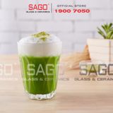  LG-100608(06) - Ly Thủy Tinh Lucky Lotus Rock Glass 210ml | Nhập Khẩu Thái Lan 