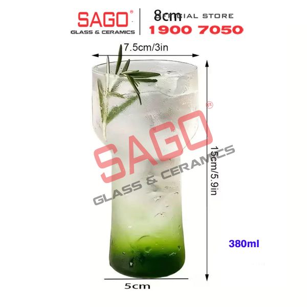  Deli DCS3460-1 - Ly Thủy Tinh Delisoga Symbio Cocktail Martini Glass 380ml | Thủy Tinh Cao Cấp 