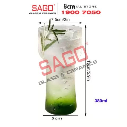  Deli DCS3460-1 - Ly Thủy Tinh Delisoga Symbio Cocktail Martini Glass 380ml | Thủy Tinh Cao Cấp 