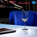  Ocean 1035R15 - Ly Thủy Tinh Ocean Madison Stripe Red Wine 425ml | Nhập Khẩu Thái Lan 