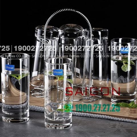  Ocean B07812 - Ly Thủy Tinh Ocean Newyork Long Drink 340ml | Nhập Khẩu Thái Lan 