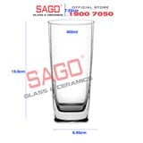  Ocean B11014 - Ly Thủy Tinh Ocean Vuông Plaza Long Drink 405ml | Nhập Khẩu Thái Lan 