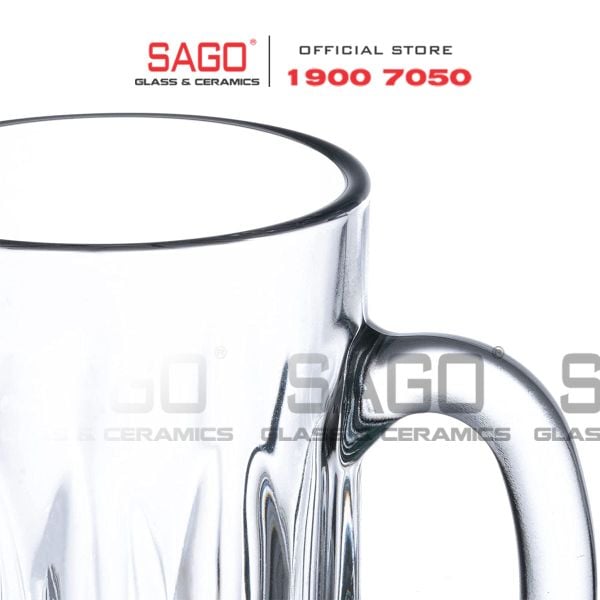  PG130 - Ly Thủy Tinh Prim Satori Mug 315ml | Nhập Khẩu Thái Lan 