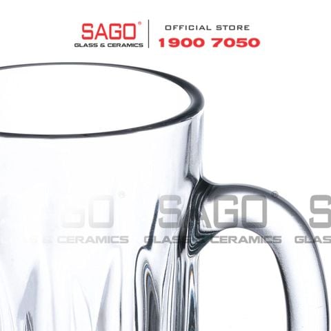  PG130 - Ly Thủy Tinh Prim Satori Mug 315ml | Nhập Khẩu Thái Lan 