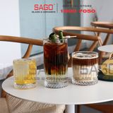  INS 5411H - Ly Thủy Tinh INS Elysia Double Glass 350ml | Thủy Tinh Cao Cấp 