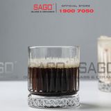  INS 5411H - Ly Thủy Tinh INS Elysia Double Glass 350ml | Thủy Tinh Cao Cấp 