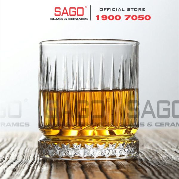 INS 5411H - Ly Thủy Tinh INS Elysia Double Glass 350ml | Thủy Tinh Cao Cấp 