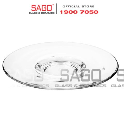  Ocean P01671 - Dĩa Thủy Tinh Ocean Kenya Espresso Saucer 15cm | Nhập Khẩu Thái Lan 