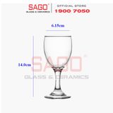  Deli GL2003 - Ly Thủy Tinh Apple Green Glassic Liqueur Glass 140ml | Thủy Tinh Cao Cấp 