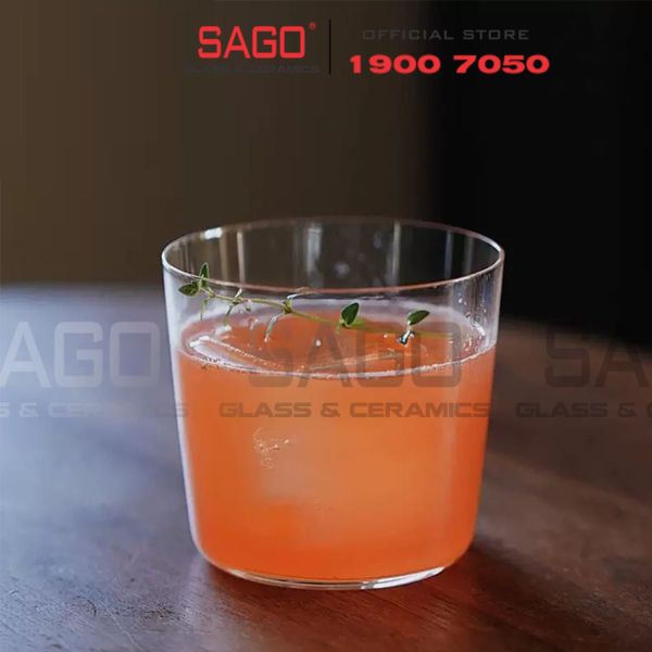  VIR H73 - Ly Thủy Tinh Virote Borosilicate Cidra Rock 310ml | Thủy Tinh Cao Cấp 