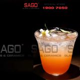  VIR 3038 - Ly Thủy Tinh Virote Borosilicate Flared Mouth Rock Glass 280ml | Thủy Tinh Cao Cấp 