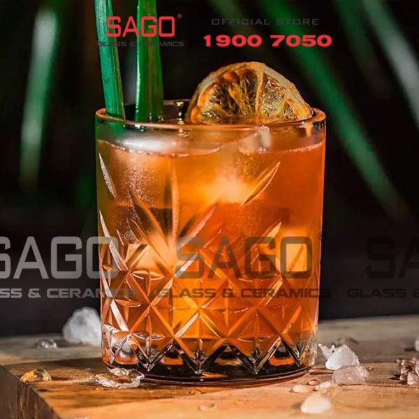  WHG6007 - Ly Thủy Tinh WHG Whisky Rock Glass 350ml | Thủy Tinh Cao Cấp 