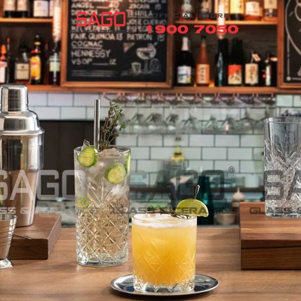  WHG6005 - Ly Thủy Tinh WHG Whisky Rock Glass 280ml | Thủy Tinh Cao Cấp 