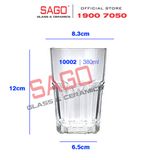  LG-101113(10002) - Ly Thủy Tinh Lucky Central Hi Ball 380ml | Nhập Khẩu Thái Lan 