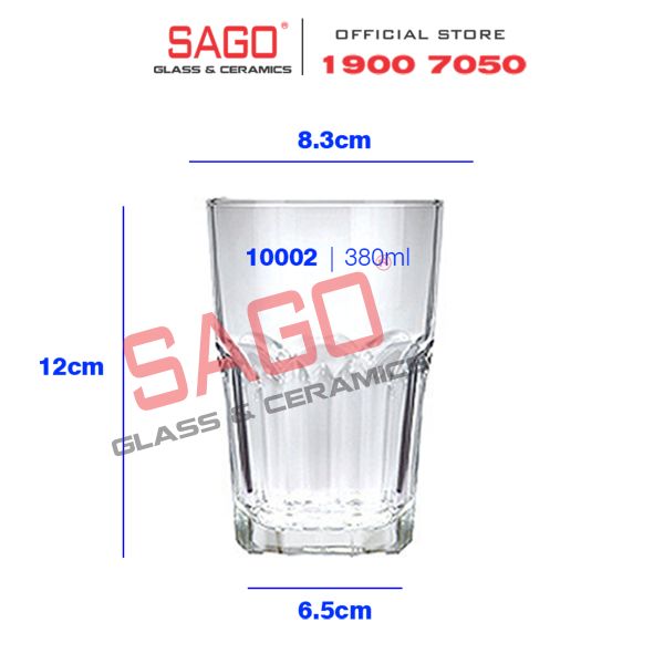  LG-101113(10002) - Ly Thủy Tinh Lucky Central Hi Ball 380ml | Nhập Khẩu Thái Lan 