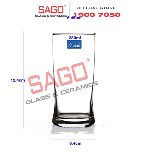 Ocean S14410 - Ly Thủy Tinh Ocean Super Trong Premier 280ml | Nhập Khẩu Thái Lan 
