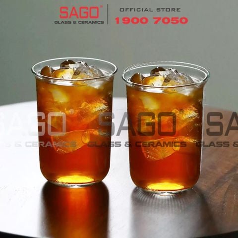  Ly Thủy Tinh INS Flared Tube Hight Ball Glass 497ml | Thủy Tinh Cao Cấp 