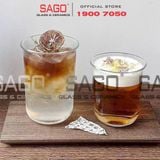  INS LHB9017PG - Ly Thủy Tinh INS Flared Tube Hight Ball Glass 497ml | Thủy Tinh Cao Cấp 