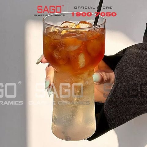  Deli DCS3460-1 - Ly Thủy Tinh Delisoga Symbio Cocktail Martini Glass 380ml | Thủy Tinh Cao Cấp 